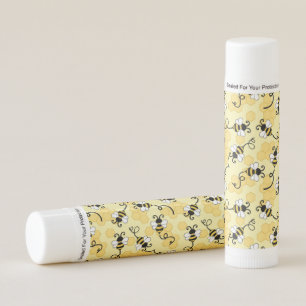 Cute little bees pattern lip balm