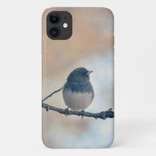 Cute Little Bird Dark Eyed Junco Phone Case