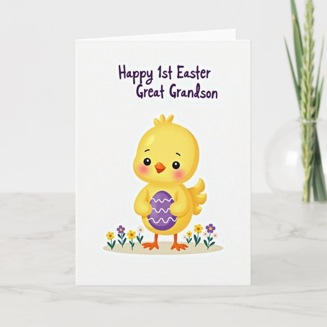 Cute Little Bird Egg Occasion Card (Front)