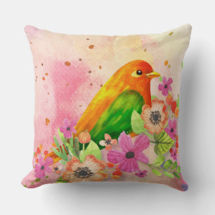 Cute Little Bird Pillow