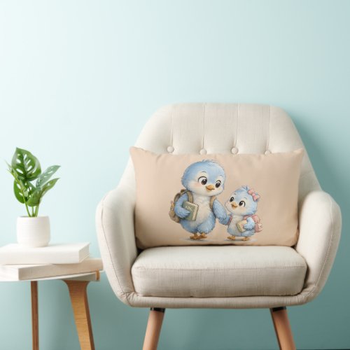 Cute Little Bird Throw Pillow Decor