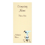 Cute Little Blue Dog Price Cards at Zazzle
