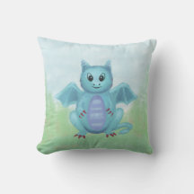 cute little blue dragon