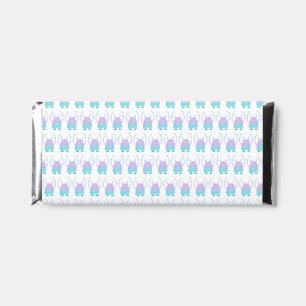Cute Little Blue Monster Hershey Bar Favors