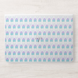 Cute Little Blue Monster HP Laptop Skin