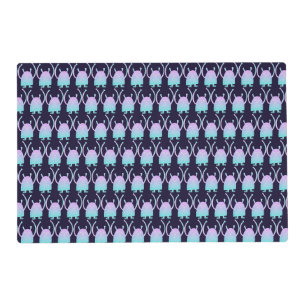 Cute Little Blue Monster Placemat