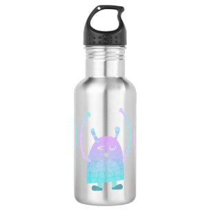 Cute Little Blue Monster Stainless Steel Water Bottle