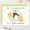 Cute Little Boo Baby Ghost 1st Halloween Card