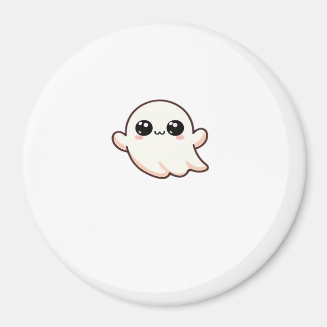 Cute Little Boo Basic Clean Magnet (Front)