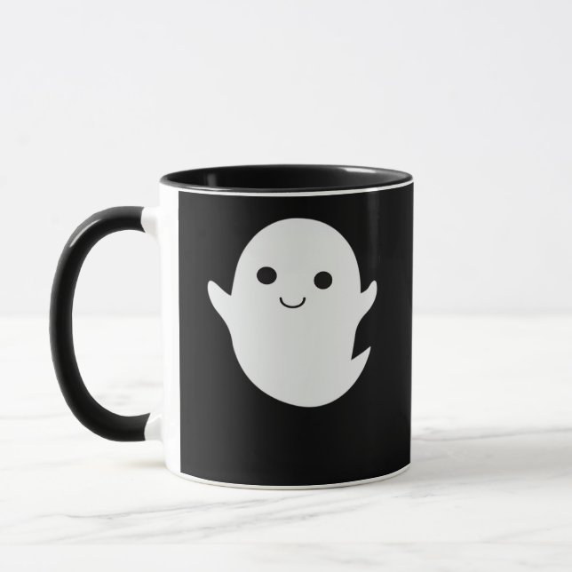 Cute Little Boo Classic Fitted Mug (Left)