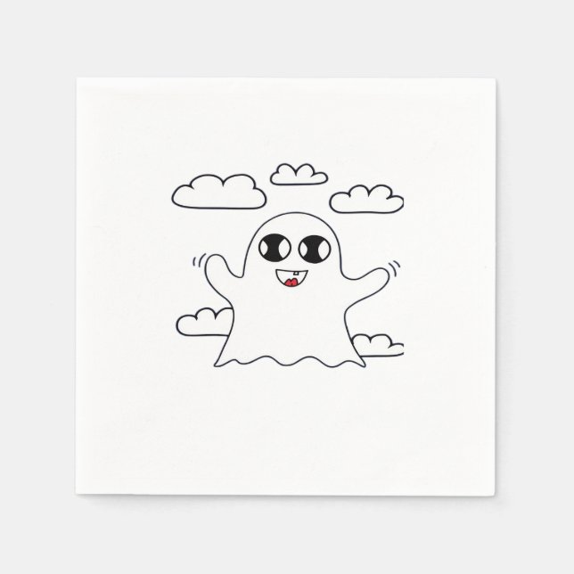 Cute Little Boo Creative Style Napkins (Front)