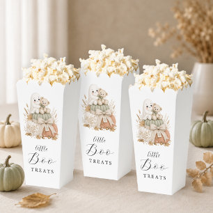 Cute Little Boo Ghost Pumpkin Baby Shower Treats Favor Boxes