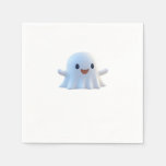 Cute Little Boo Retro Graphic Napkins