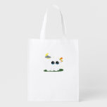 Cute Little Boostie Fall Scene Vintage Classic Grocery Bag