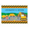 Cute Little Boy Construction Vehicle Monogrammed