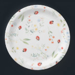 Cute Little Bug Summer Floral Baby Shower Paper Plates<br><div class="desc">Cute Little Bug Summer Floral Baby Shower Paper Plates. Matching items available.</div>