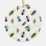 cute little bugs insects ceramic ornament