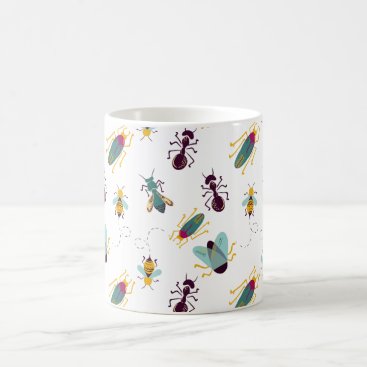 cute little bugs insects coffee mug