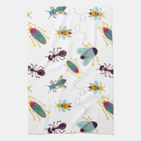 Boho Tea Towel - Firefly