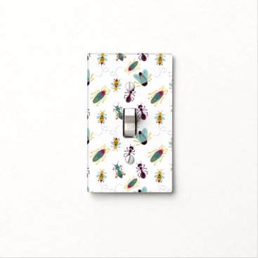cute little bugs insects light switch cover