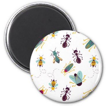 cute little bugs insects magnet