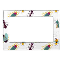 cute little bugs insects magnetic frame