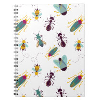 cute little bugs insects notebook