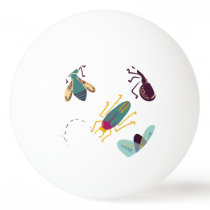 cute little bugs insects Ping-Pong ball