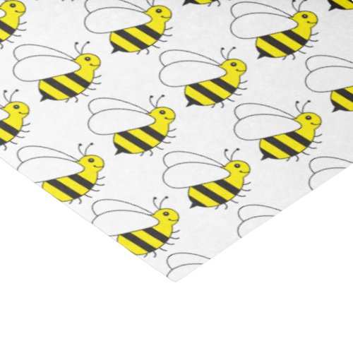 Cute Little Bumble Bee Cartoon Tissue Paper