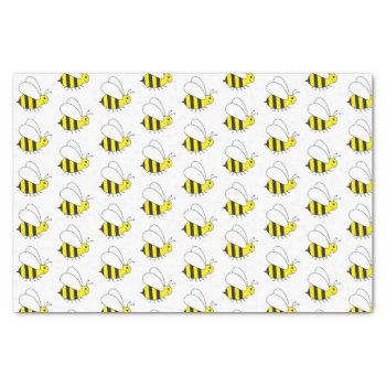Cute Little Bumble Bee Tissue Paper by DoodleDeDoo at Zazzle