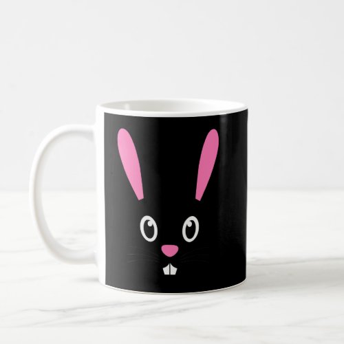 Cute Little Bunny Face Easter Day Outfits Girls Wo Coffee Mug