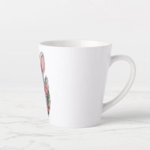 cute little bunny latte mug