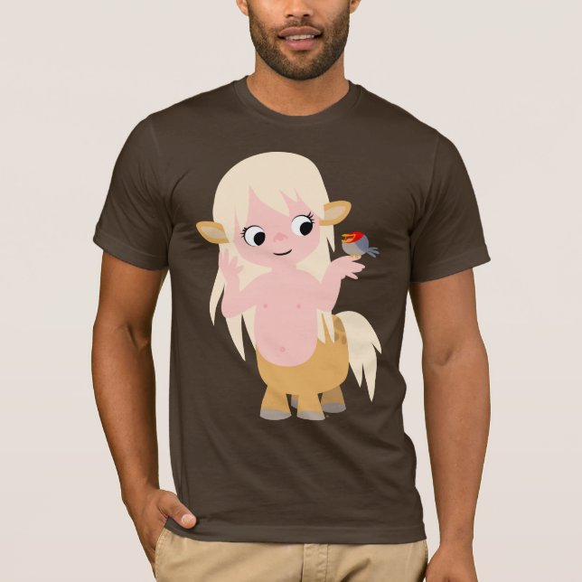Cute Little Cartoon Centauress T-Shirt (Front)