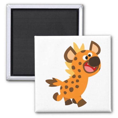 Cute Little Cartoon Hyena Magnet