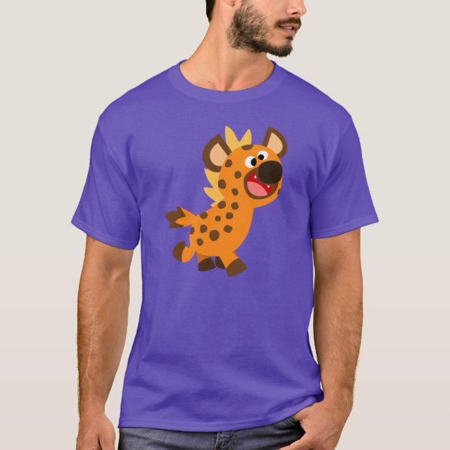 Cute Little Cartoon Hyena T-Shirt (Front)