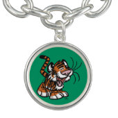 Cute Little Cartoon Tiger Charm Bracelet (Design)