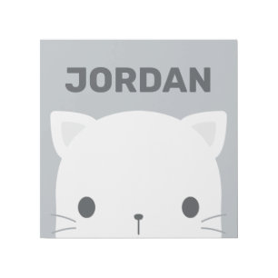 Cute Little Cat with Personalized Name Gallery Wra Wrap