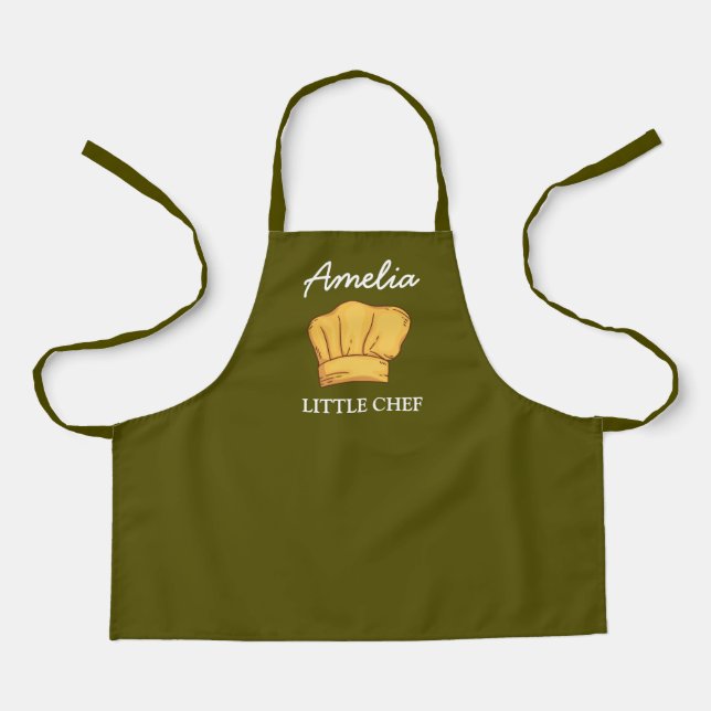 Cute Little Chef Personalized Apron (Front)