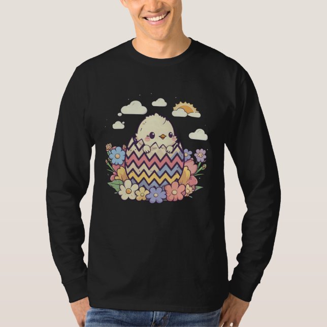 Cute Little Chick Christian Easter T-Shirt (Front)