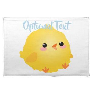 Cute Little Chick Cloth Placemat