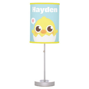Cute Little Chick In Egg Baby Nursery Table Lamp