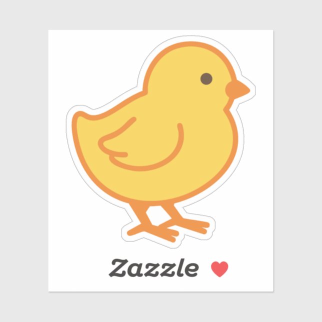 Cute Little Chick Sticker (Sheet)