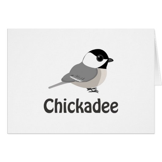 Cute little Chickadee Cards (Front Horizontal)