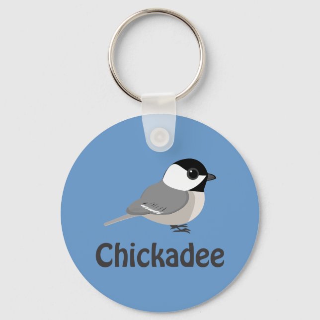 Cute little Chickadee Keychain (Front)