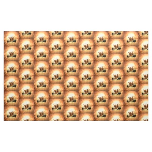 Cute little chihuahua fabric