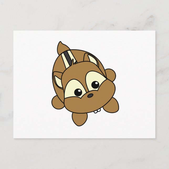 Cute Little Chipmunk Critter Postcard (Front)