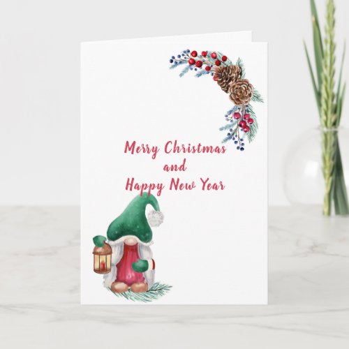 Cute Little Christmas Gnome  Card