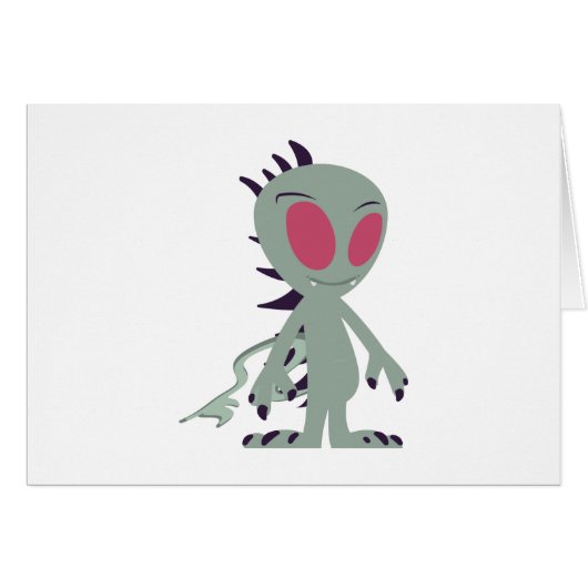 Cute little Chupacabra Cards (Front Horizontal)
