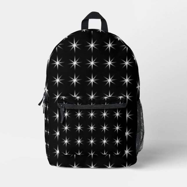 cute little colorful heart printed backpack (Front)