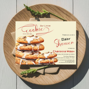 Cute Little Cookie Baby Shower Invitation